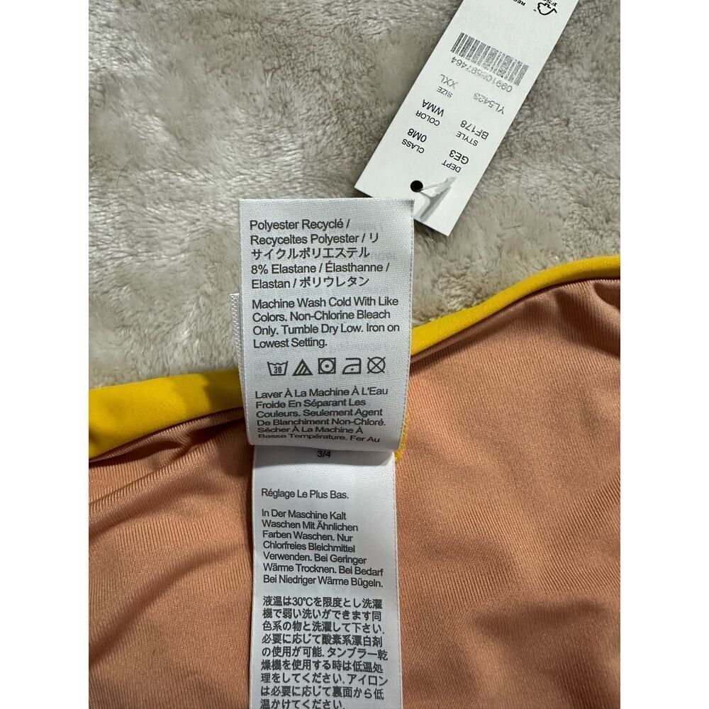 J.Crew Classic High Rise Bikini Bottom Women's Plus XXL Yellow NWT - Picture 5 of 6